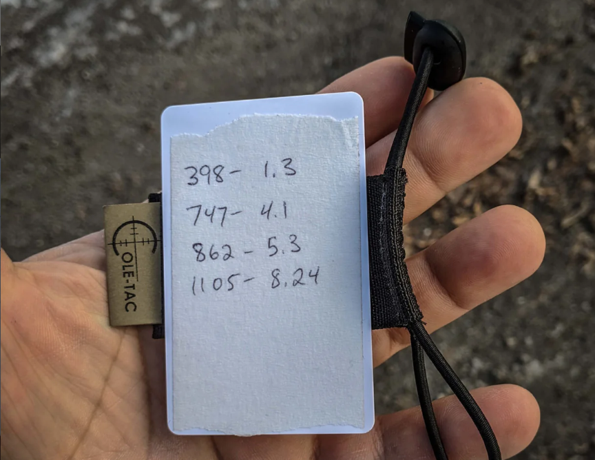 Cole-Tac Cheat Sheet Spare Cards - 3 Pack