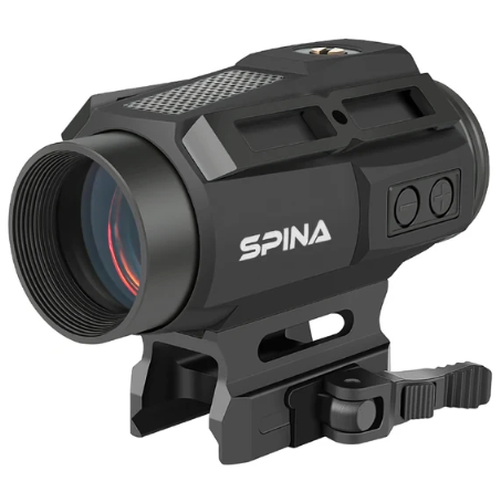 SPINA Optics Symbiote 1x30 Red Dot Sight with QD Mount & Digi System (BLACK)