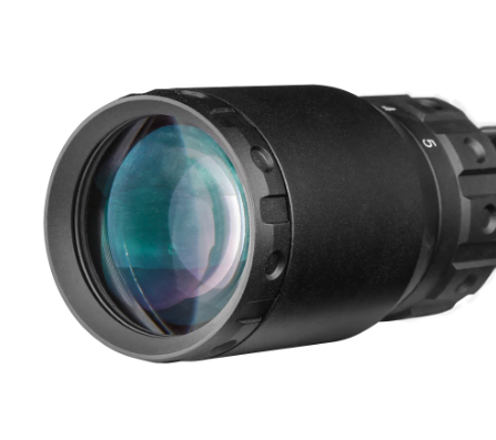 SPINA Optics Carnage LVPO 1.5-5x20 SFP Non Illuminated CircleDot CQB 1/2 MOA 1inch Rifle Scope