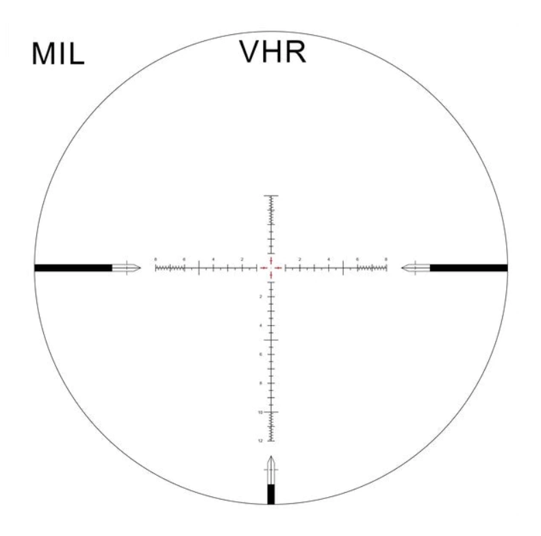 Preowned TSP Arken Optics EPL4 4-16x44 FFP VHR Illuminated Rifle Scope-MIL - SOG-0055