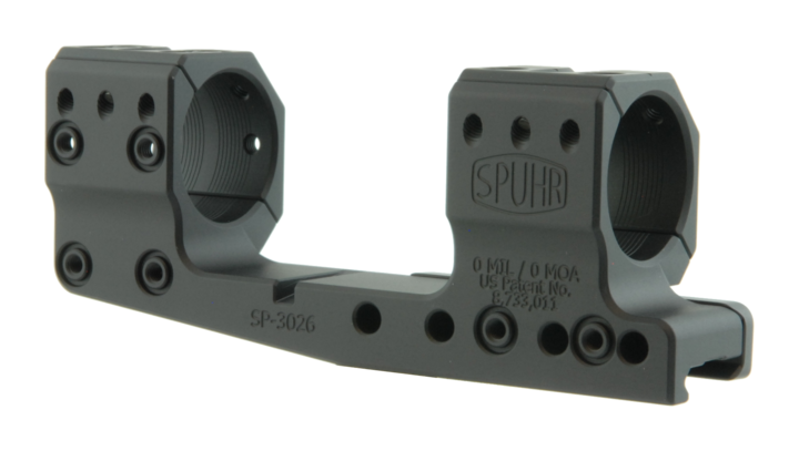 Spuhr ISMS Cantilever One-Piece Picatinny Mount-30mm-0 MOA-32mm