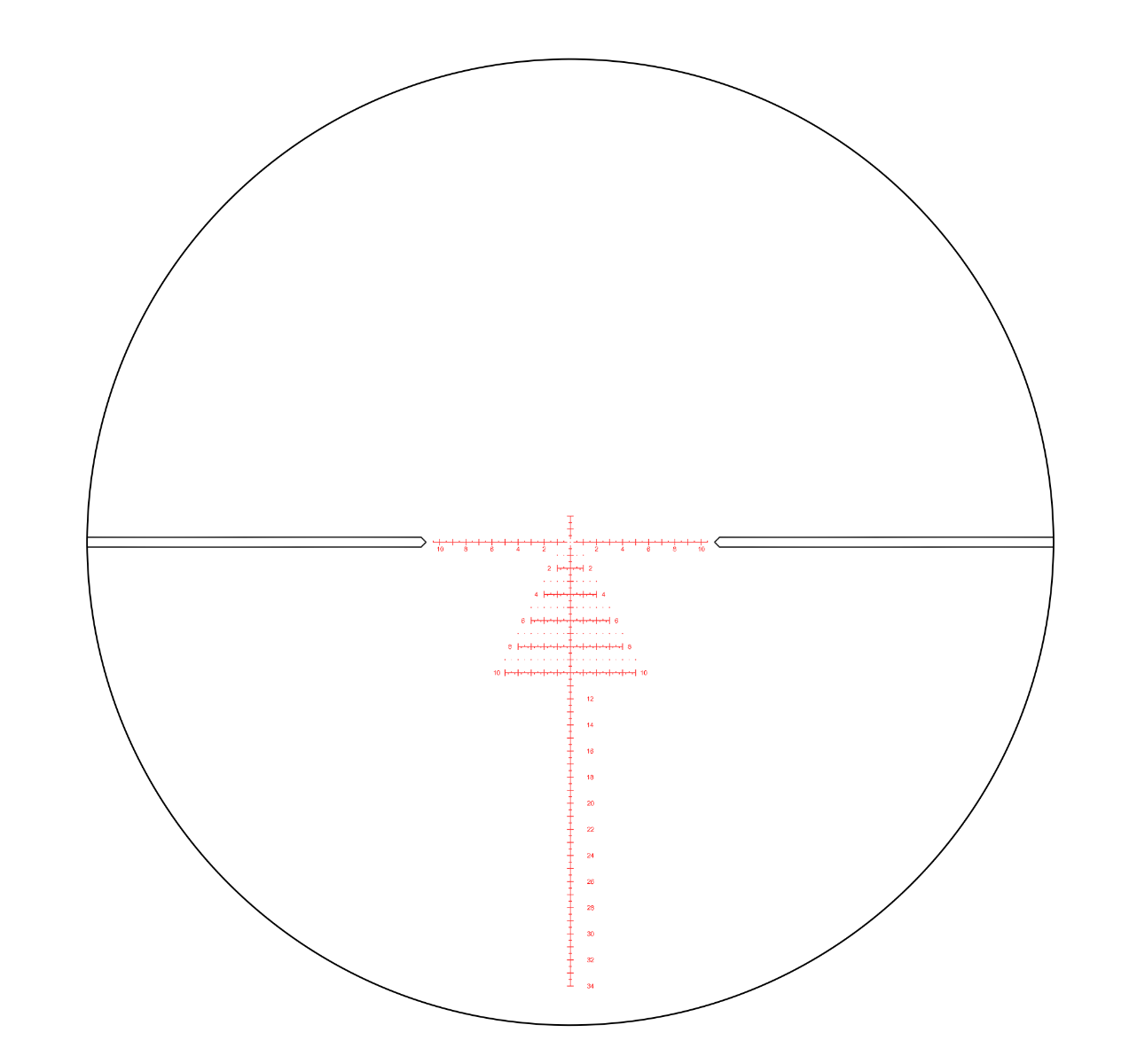 German Precision Optics Spectra 4.5-27x50i FFP rifle scope with exposed CCW target turrets -  PLRi reticle