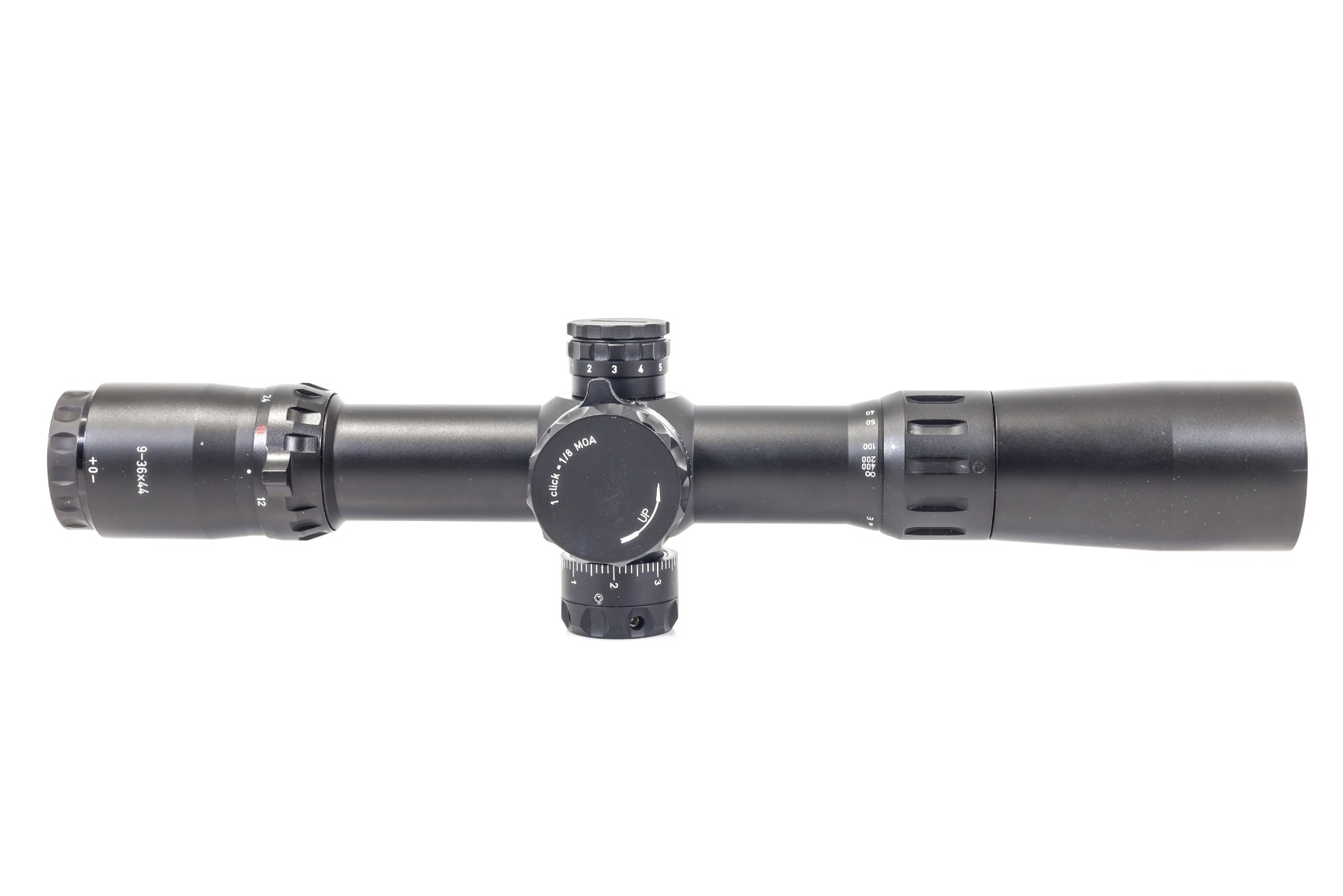IOR Spyder MOA 9-36x44 SFP Illuminated Val-MOA 1/8 MOA Rifle Scope with Free Scope Rings