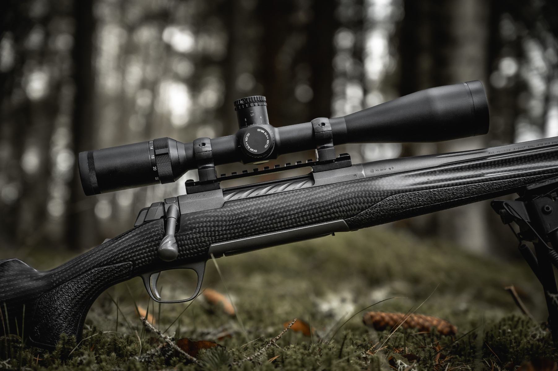 WULF Lightning 7-25x44 SFP Non-Illuminated 0.1MRAD Rifle Scope 