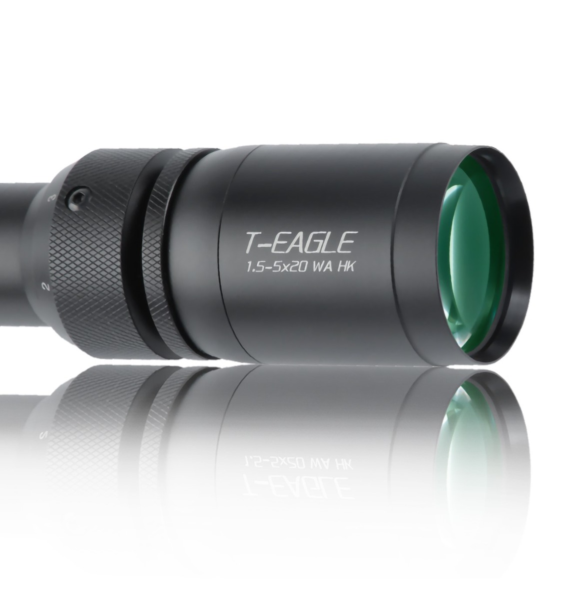 T-Eagle ER 1-6x24 Illuminated SFP MOA 1/2 MOA Rifle Scope with Rings