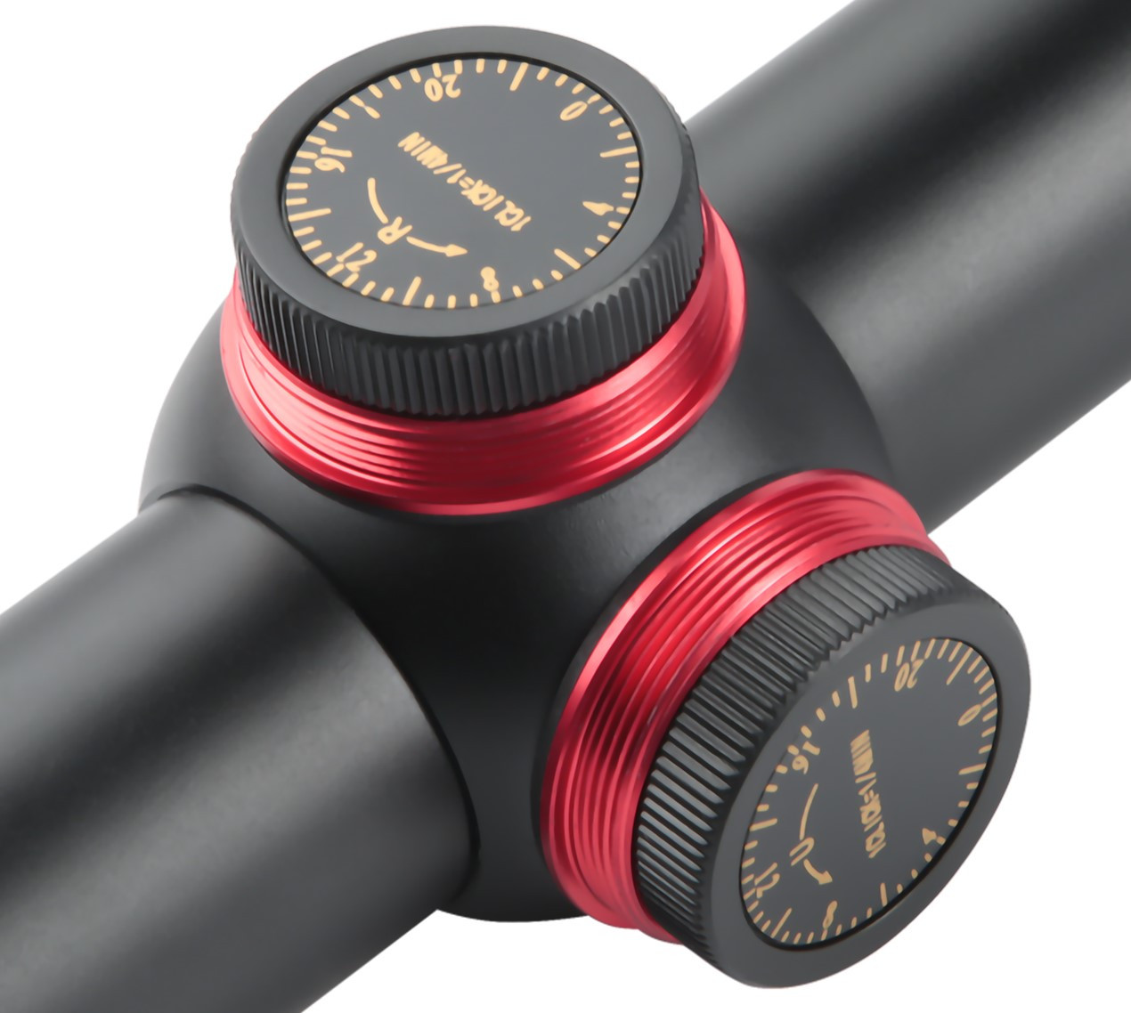 T-Eagle ER 1-6x24 Illuminated SFP MOA 1/2 MOA Rifle Scope with Rings