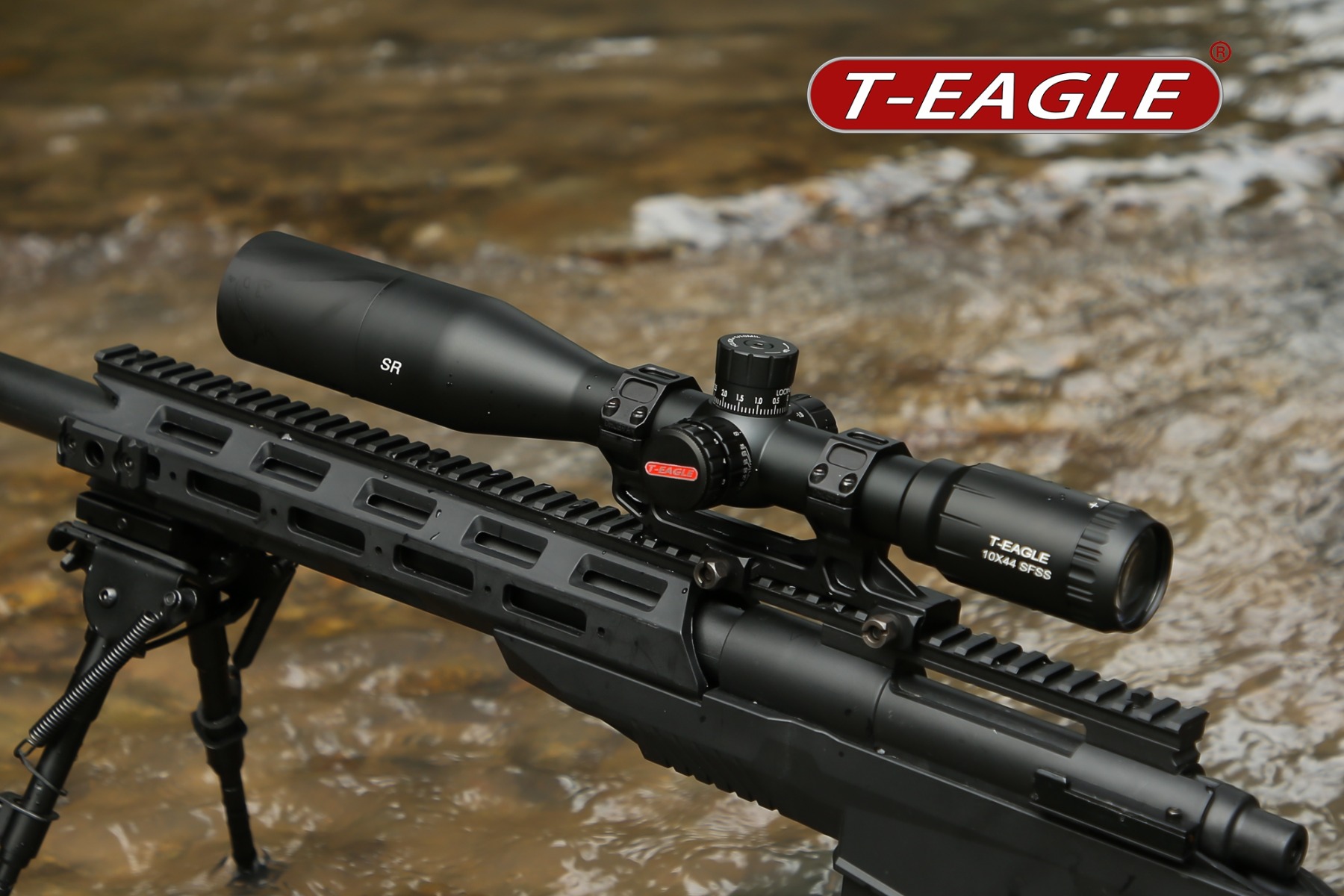 T-Eagle SR 10X44 Illuminated MIL 0.1 MRAD SF 30mm Rifle Scope