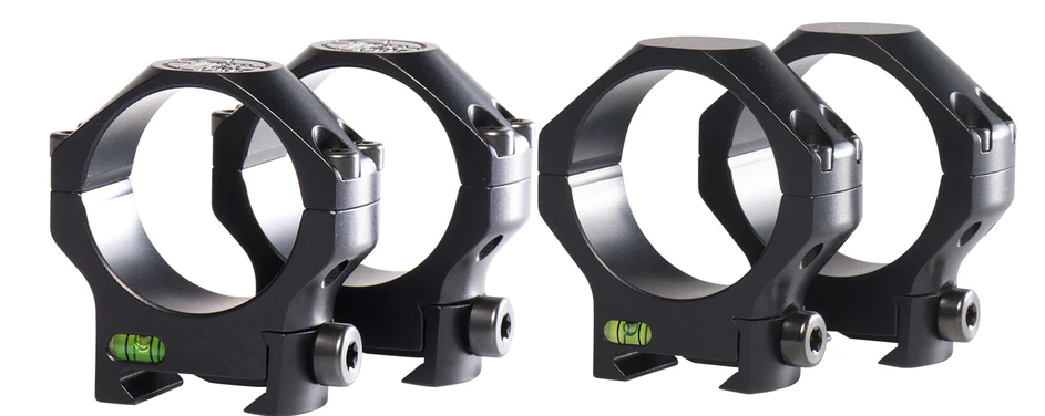 Tier One 34mm 4 Screw Bubble Level Picatinny Rings