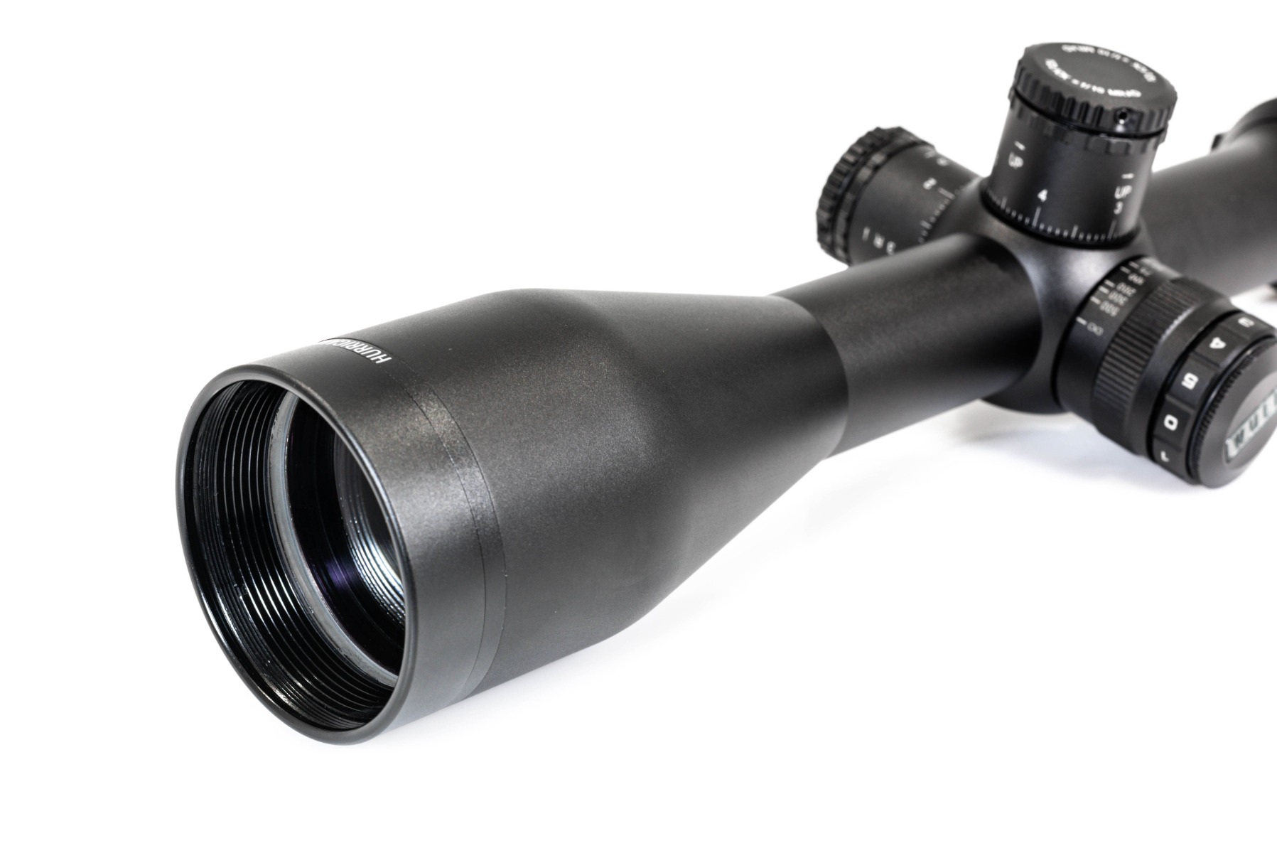 Preowned SOG WULF Hurricane 4.5-18x50 SFP Illuminated Half Mildot 0.1MRAD Side Focus Locking Turrets Rifle Scope - SOG47