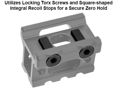 UTG Super Slim Picatinny Riser Mount 1" High, 3 Slots