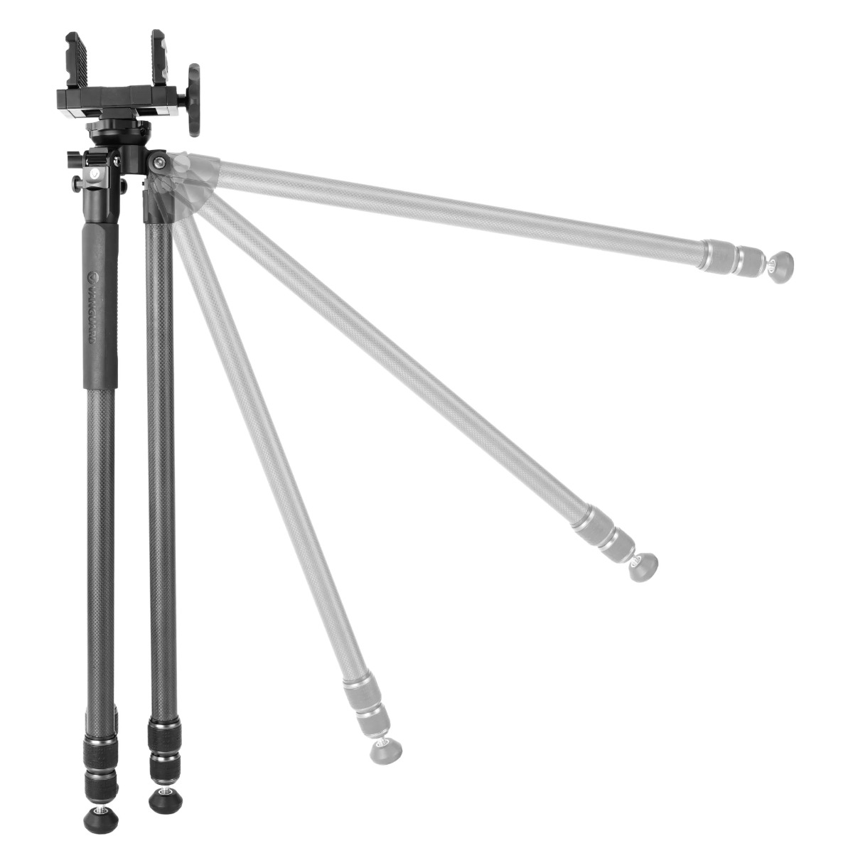 Vanguard Endeavor L 303CGM Gun Pod Solid Carbon Shooting Rest Bowl Head Tripod System (Arca Compat)