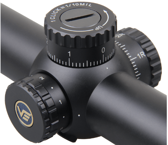 Vector Optics Taurus 1-6x24 SFP Illuminated LPVO 1/10 MIL Rifle Scope