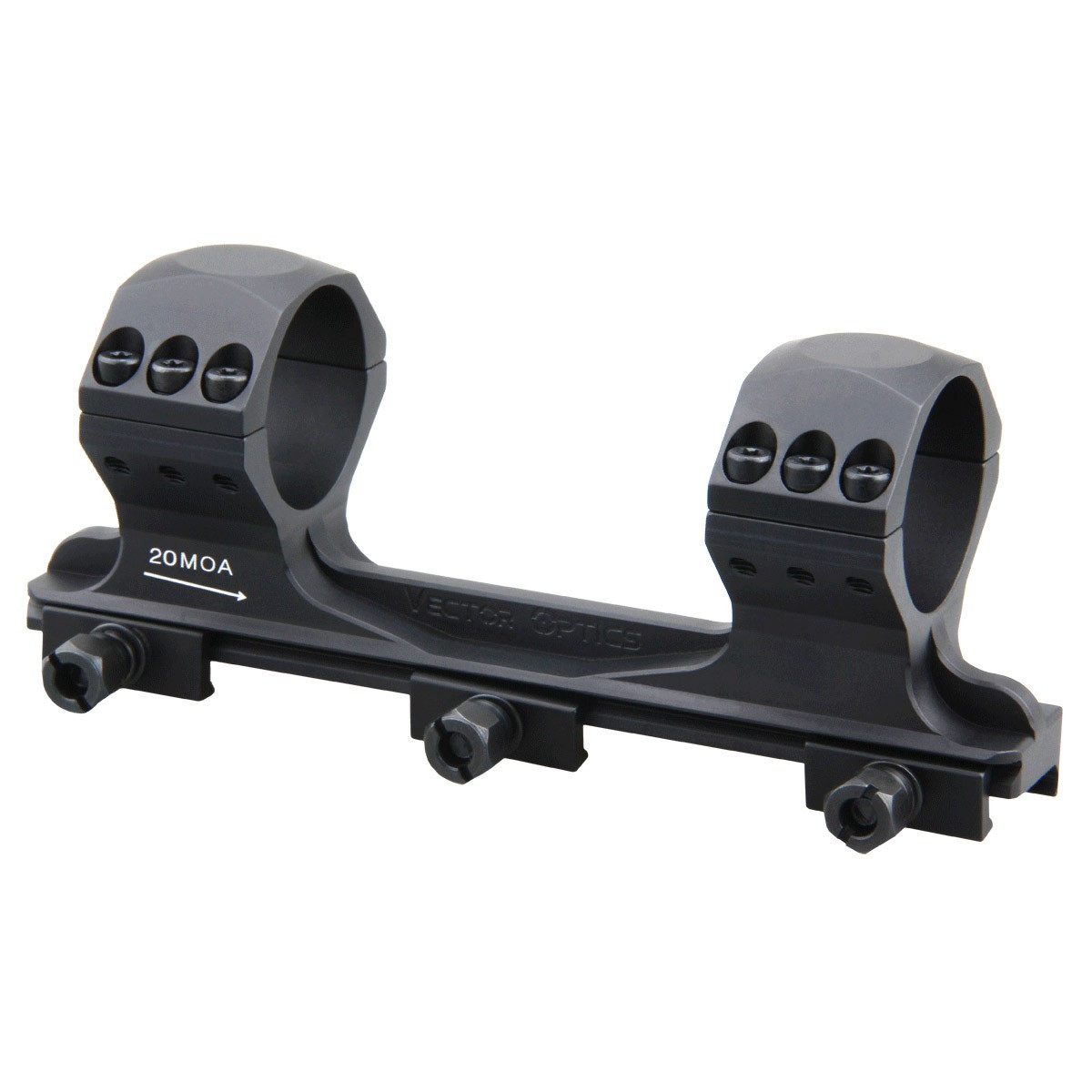 Vector 34mm X-Accu One Piece High 20 MOA Picatinny Mount