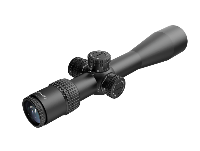 Preowned TSP Vector Optics Veyron 6-24x44 SFP Illuminated Side Focus MPR-V10 0.1 MRAD Locking Turret Long  Range 30mm Rifle Scope - SOG67
