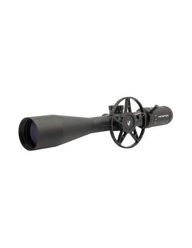 Vector Victoptics S4 6-24x50 SFP Side Focus 1/10 MRAD Non-IR Mil Hash Reticle 30mm Rifle Scope - Includes Picatinny Mounts