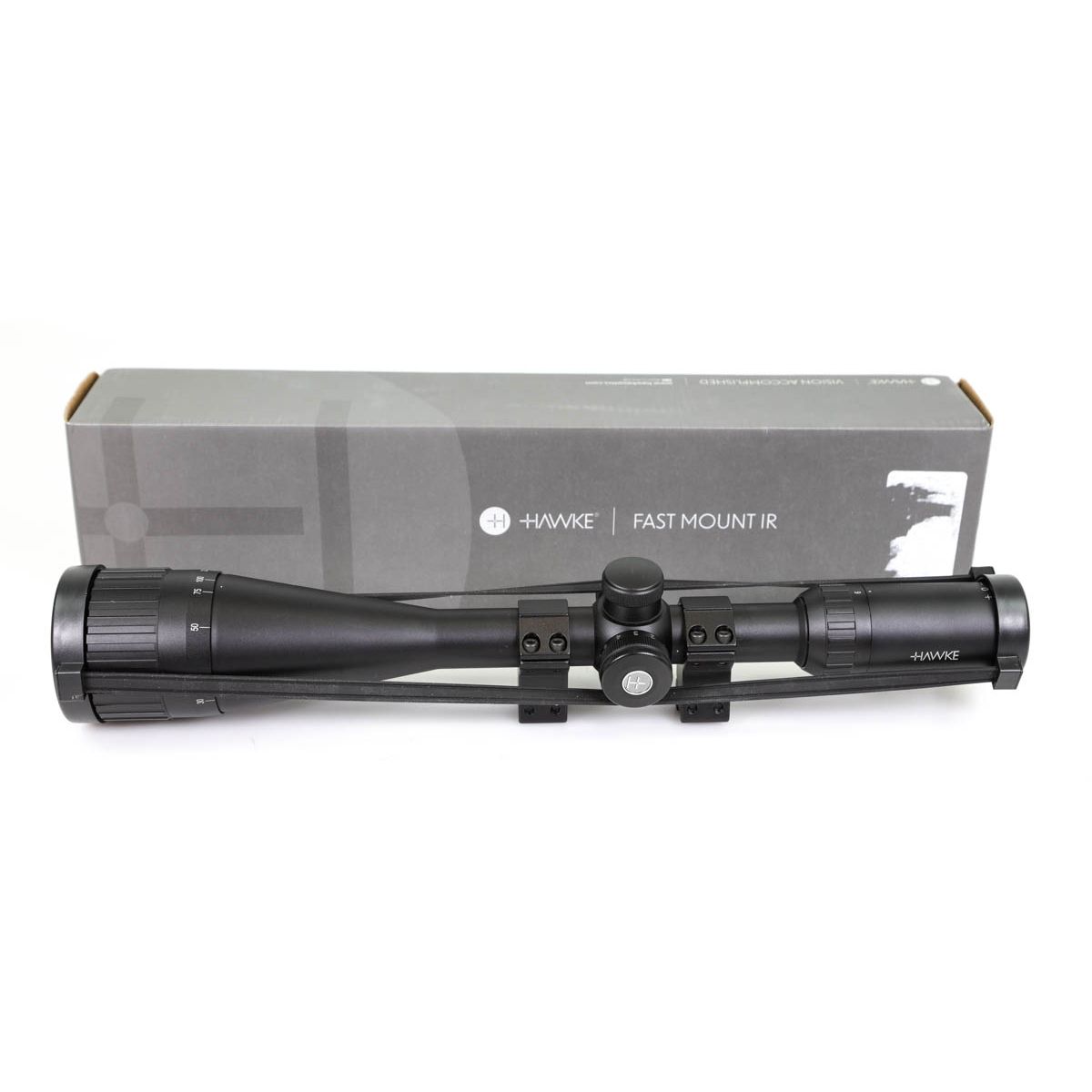 Ex-Demo Hawke Fast Mount IR  6-24X50 AO 1/4 MOA Mil Dot Rifle Scope - EXDEM-0227