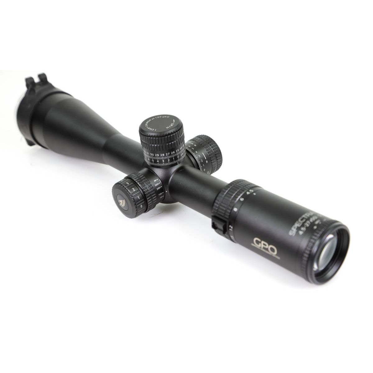 Ex-Demo German Precision Optics SPECTRA 6X 4.5-27X50 Illuminated FFP PLR-I PRO 34MM Zero Stop LT CCW Rifle Scope - EXDEM-0384
