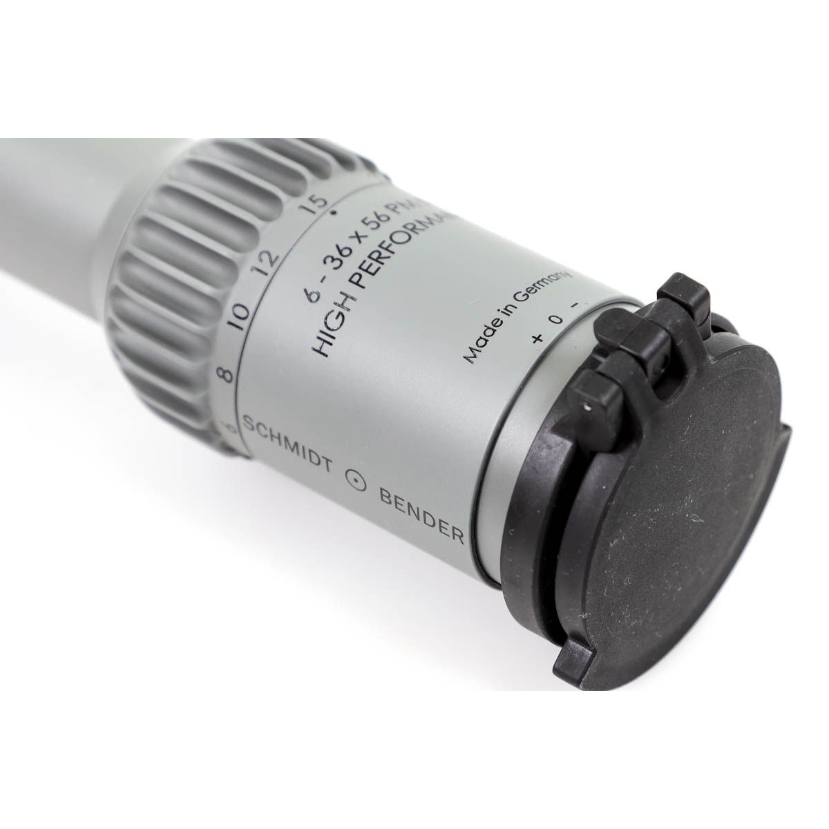 Schmidt & Bender 6-36x56 PM II High Performance LPI P5FL 1cm cw DT35 MTC LT Rifle Scope (RAL 7005)