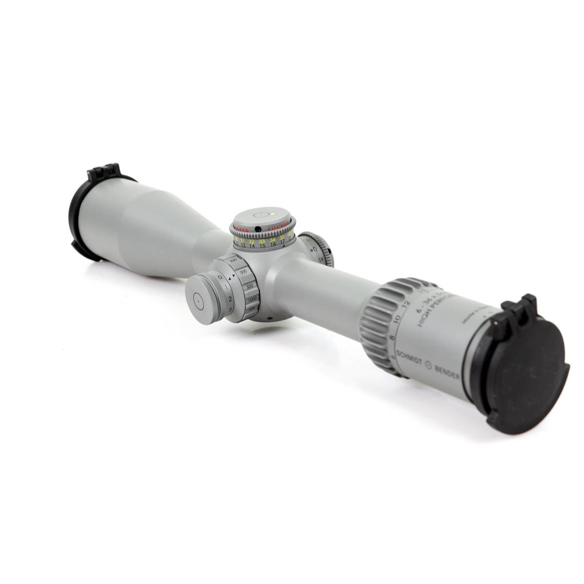 **LIMITED EDITION** Schmidt & Bender 6-36x56 PM II High Performance LPI FFP TR²ID 1cm cw DT35 MTC LT ZC Rifle Scope (RAL 7005)