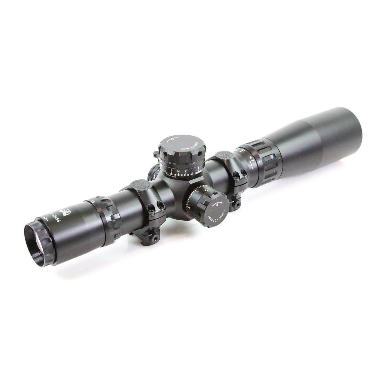 Preowned IOR Crusader BF 5.8-40x56 FFP Illuminated MRAD SHX-X1 0.1 MRAD Rifle Scope - PO45