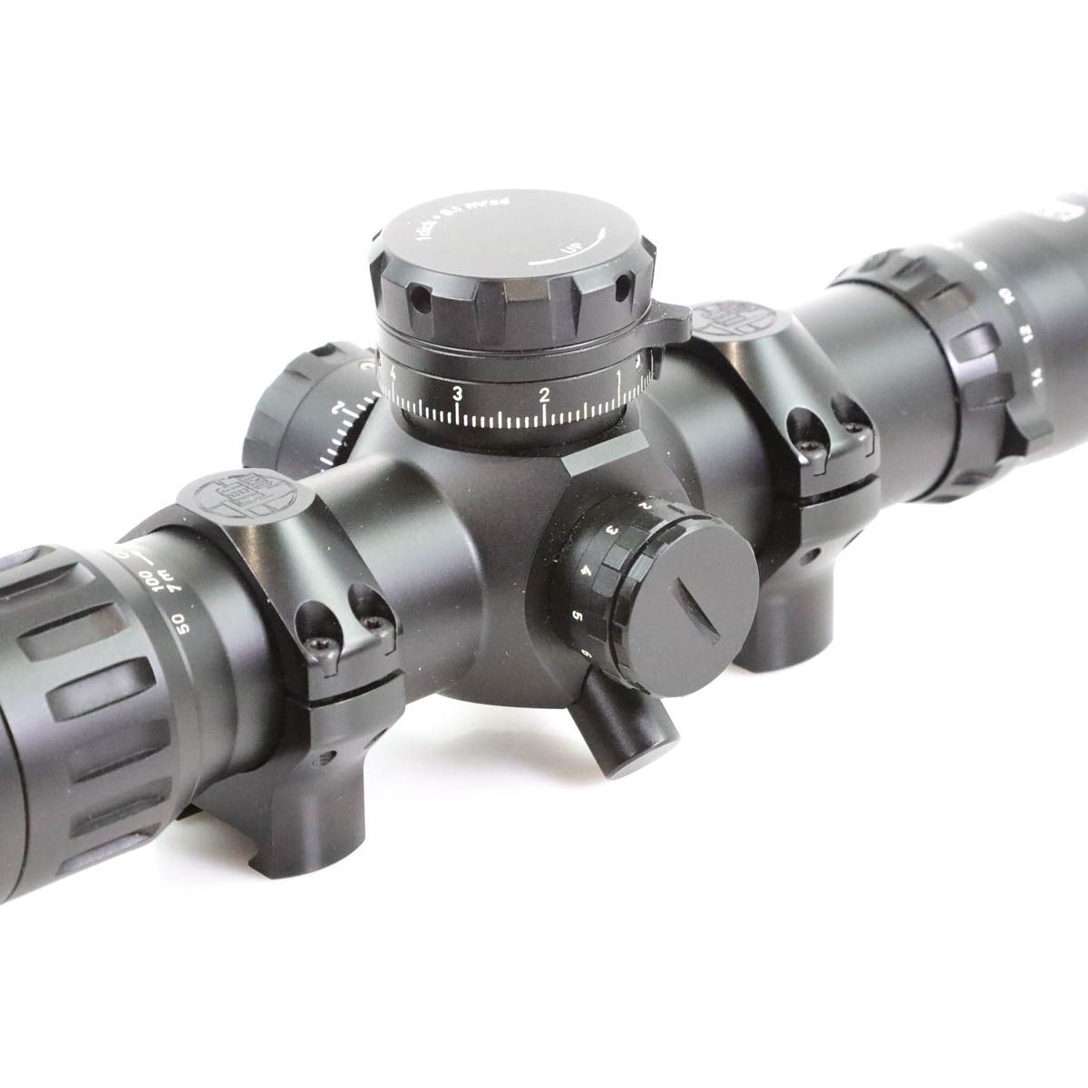 Preowned IOR Crusader BF 5.8-40x56 FFP Illuminated MRAD SHX-X1 0.1 MRAD Rifle Scope - PO45
