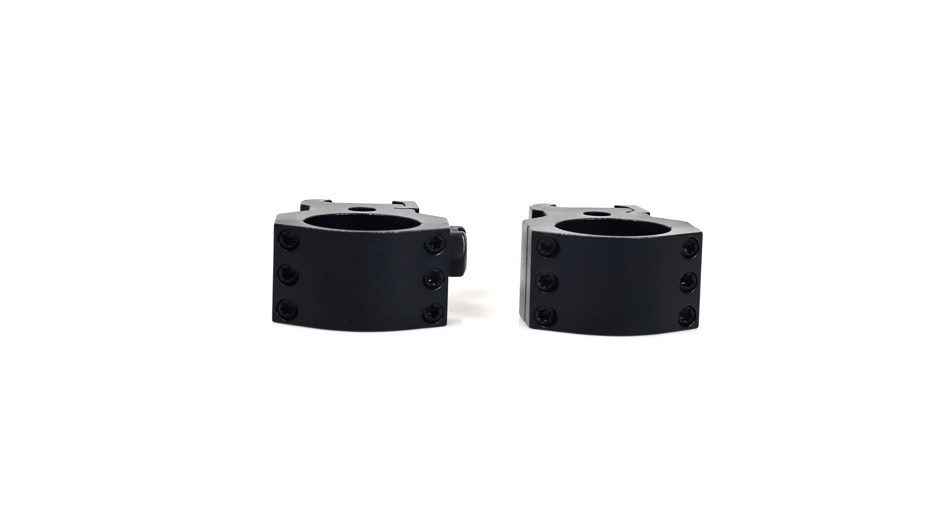 WULF Pro Tac 30mm Bubble Level Heavy Duty 6 Screw Weaver/Picatinny Rings - Medium