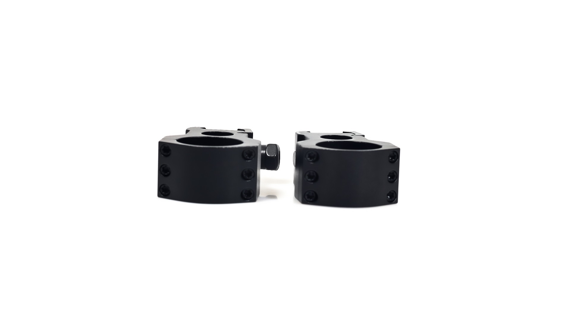 WULF Pro Tac 30mm Bubble Level Heavy Duty 6 Screw Weaver/Picatinny Rings - High