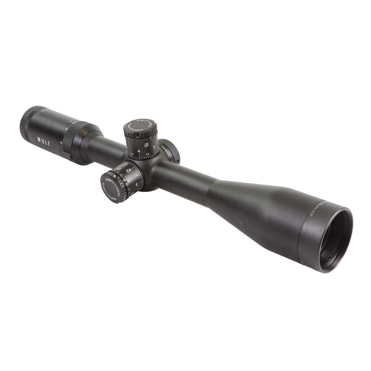 **OPEN BOX RETURN** WULF Lightning 4.5-18x44 SFP Non Illuminated Half Mildot Side Focus (1 inch) Tactical 0.1 MRAD Rifle Scope - OBR-0087