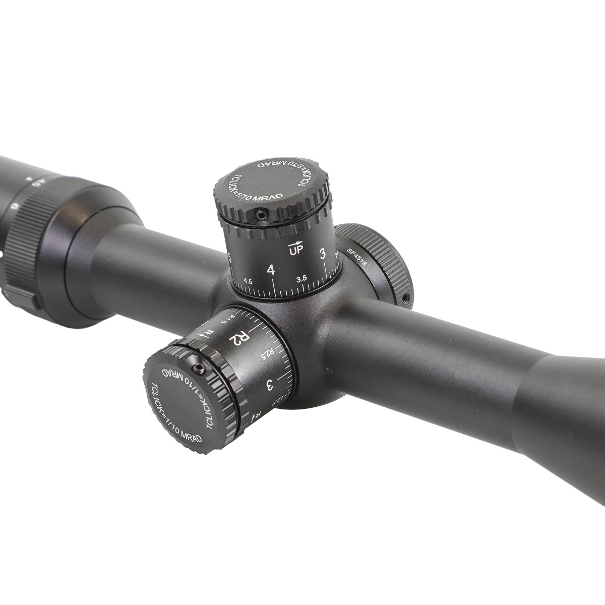 **OPEN BOX RETURN** WULF Lightning 4.5-18x44 SFP Non Illuminated Half Mildot Side Focus (1 inch) Tactical 0.1 MRAD Rifle Scope - OBR-0087