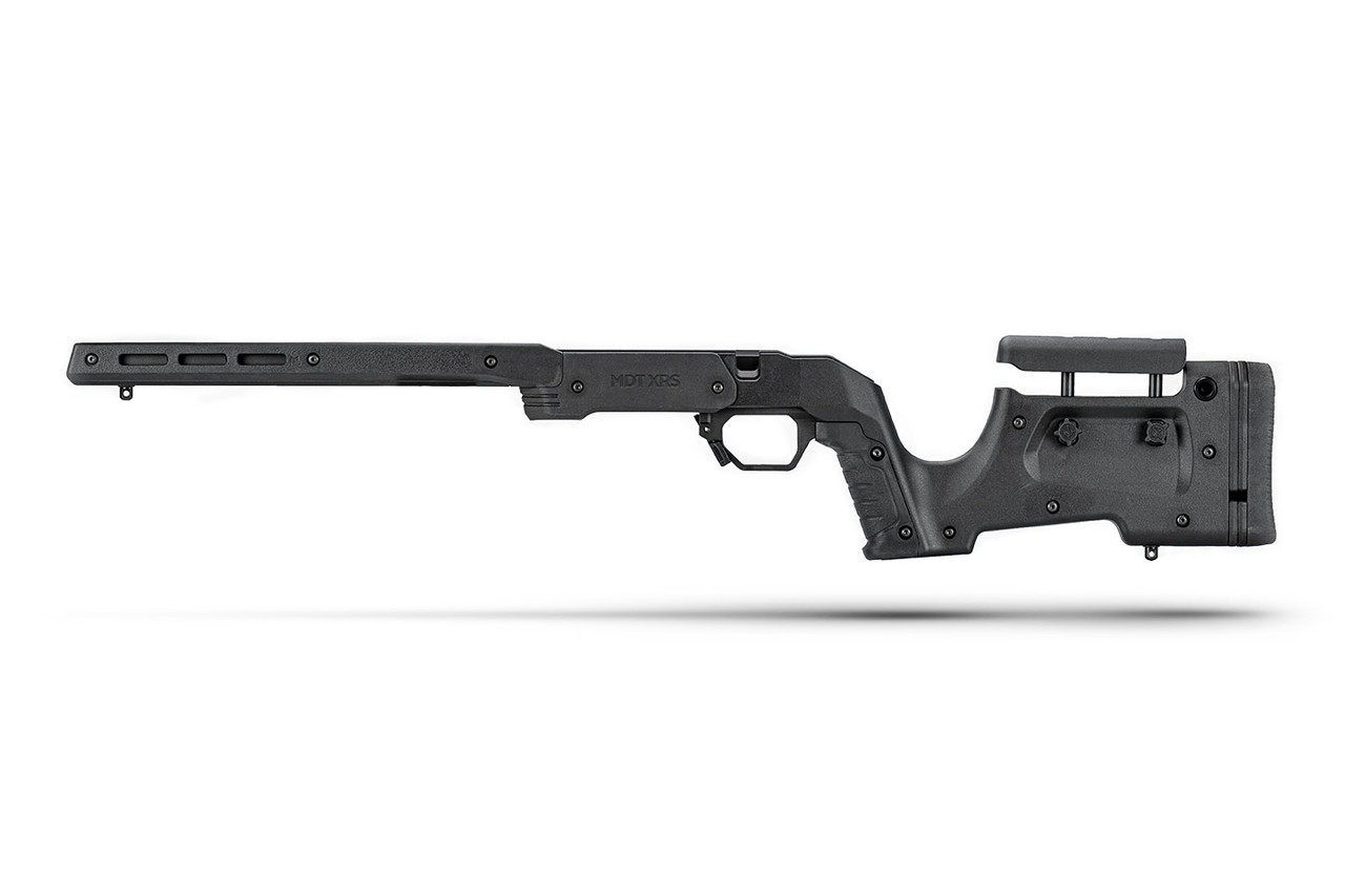 MDT XRS Tikka T3 Short Action Tactical Sporting Chassis System L/H - Cerakote Black