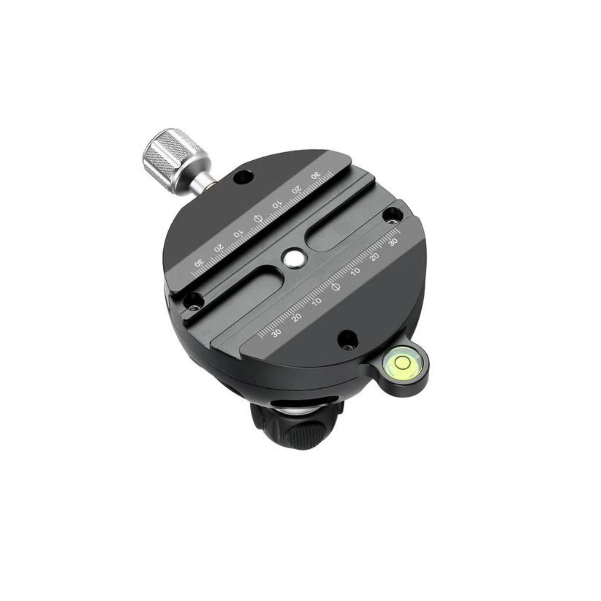 Leofoto YB-100MK 100mm x 111mm 3/8 inch Thread Medium Handle Levelling Base with Platform