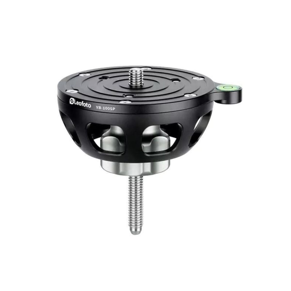 Leofoto YB-100SP Summit 100mm x 100mm 3/8 inch Thread Short Handle Levelling Base with Platform