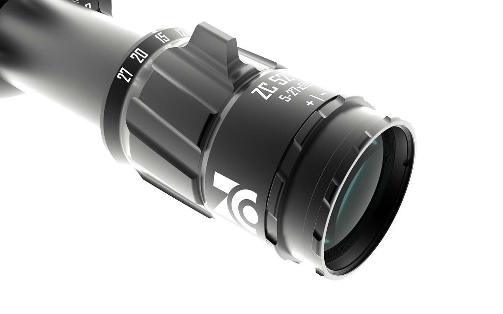 Zero Compromise Optic (ZCO) ZC527 5-27X56 FFP Illuminated 0.1 MIL MPCT2 Rifle Scope (+ZCO 2pc Rings)