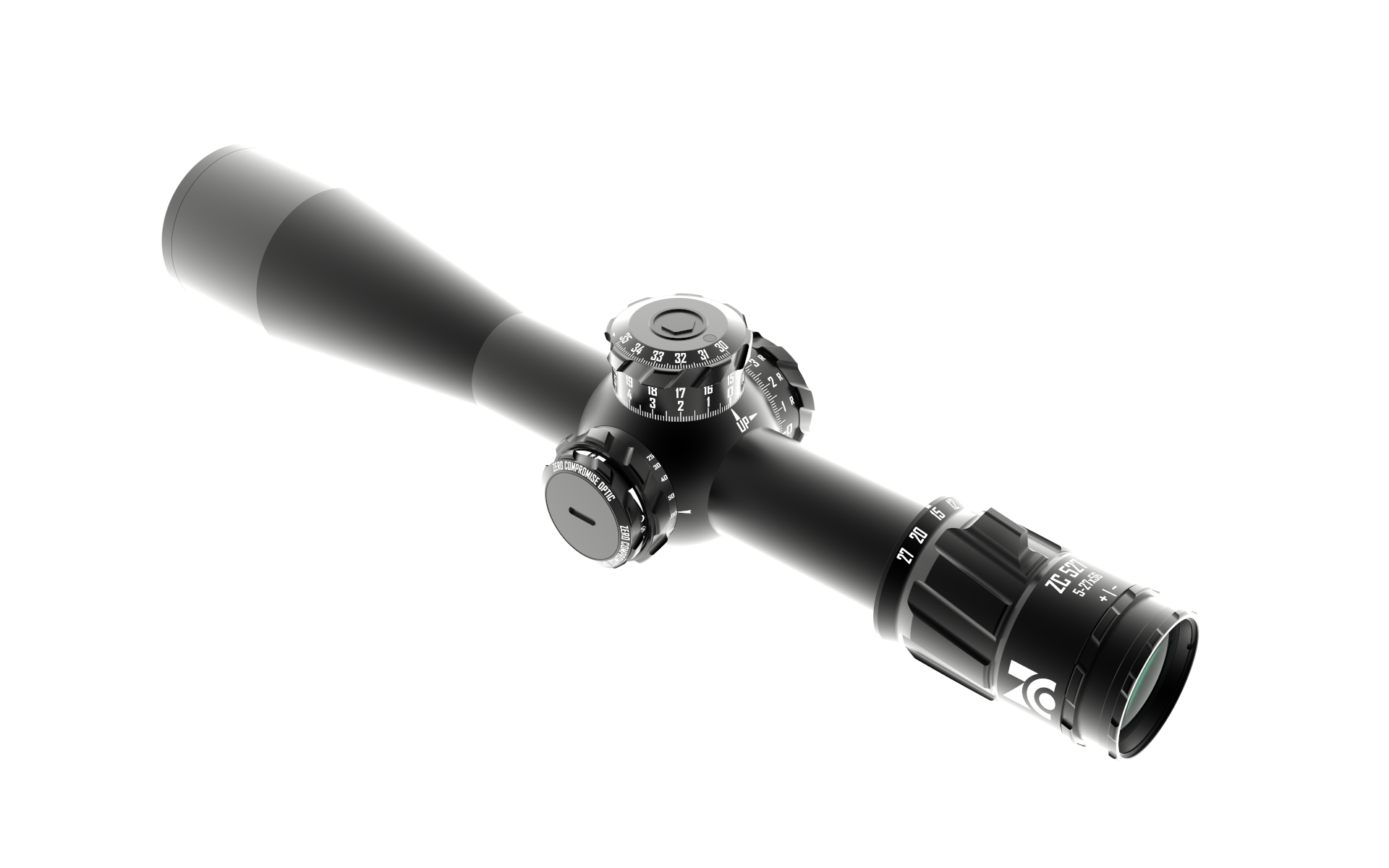 ZCO (Zero Compromise Optics) ZC527 5-27x56 10mil Illuminated MPCT3X CCW Rifle Scope