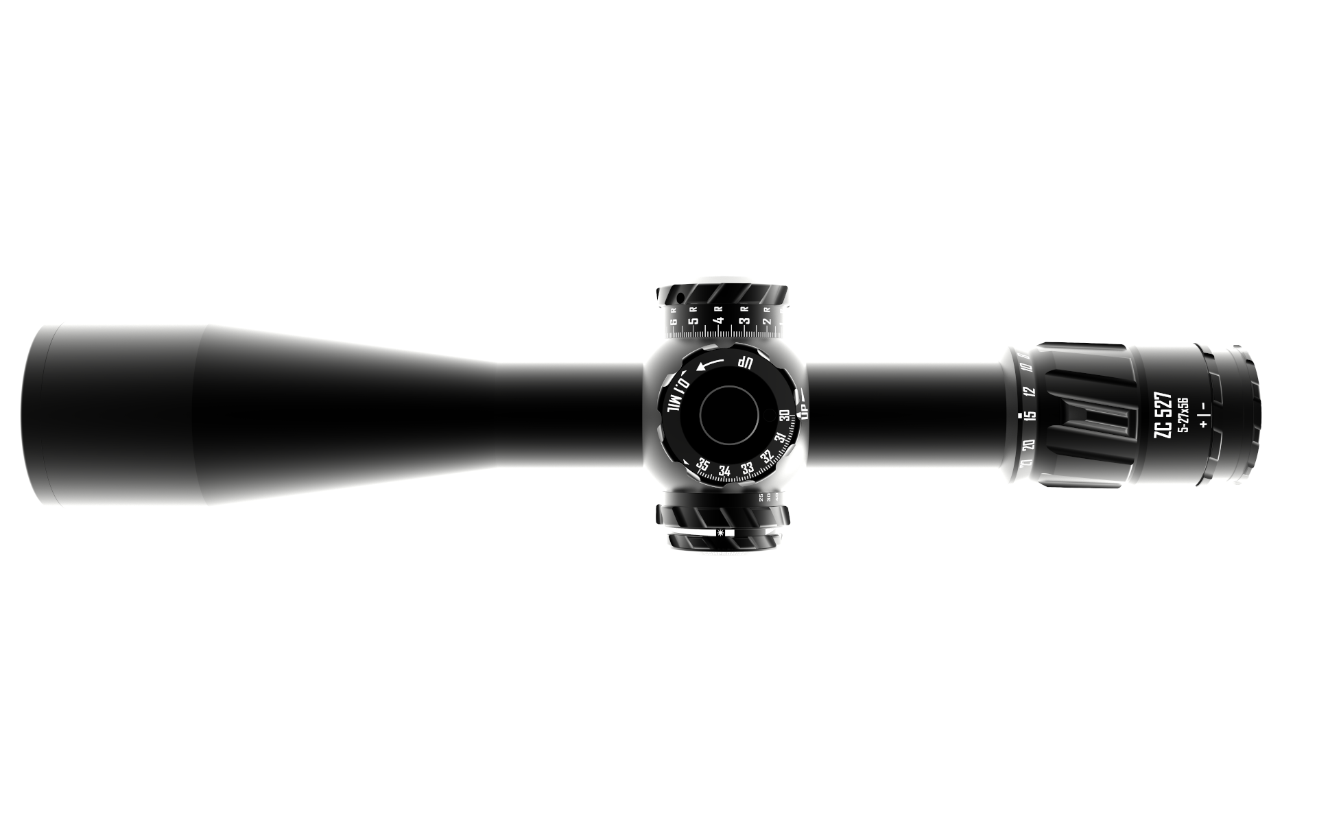 Zero Compromise Optic (ZCO) ZC527 5-27X56 FFP Illuminated 0.1 MIL Tremor 5 Rifle Scope (+ZCO 2pc Rings)