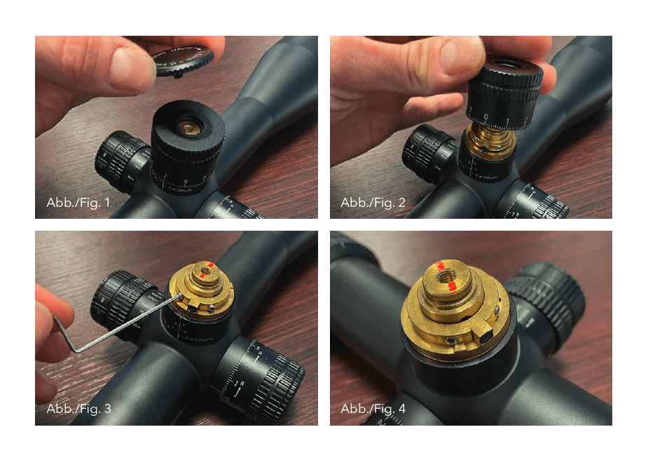 German Precision Optics Spectra 4.5-27x50i FFP rifle scope with exposed CCW target turrets -  PLRi reticle