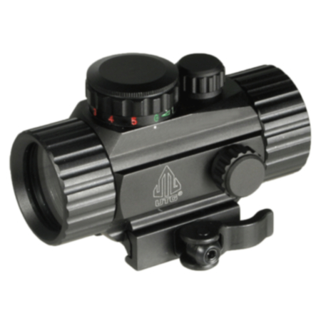 UTG 3.8″ 40mm ITA Red/Green Circle Dot Sight w/Integral QD Mount