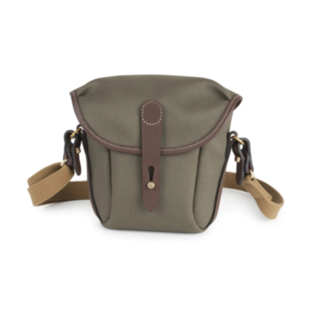 Billingham Galbin Binocular Case for 8x32 / 8x42 Binoculars - Sage FibreNyte / Chocolate Leather