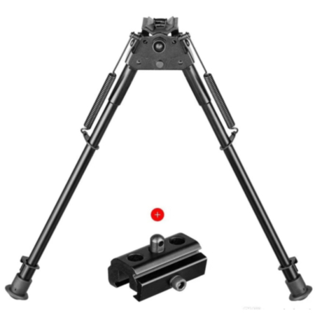 T-Eagle BT-6 Aluminium 6-9 Inch Notched Leg Bipod with Picatinny Mount