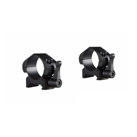 Hawke Precision Steel 1" 2 Piece Weaver QR Steel Scope Rings - Low