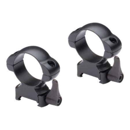 Nikko Stirling STEEL-LOK 34mm Low Weaver Quick Release Steel Rings