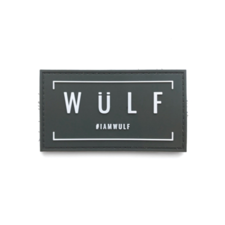 WULF Velcro Patch - Charcoal Grey